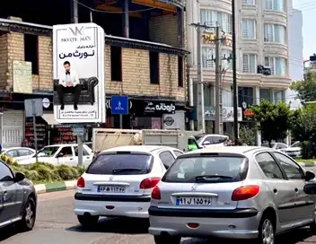 هزینه اجاره تبلیغات لایت باکس شهری گلسار رشت کد LR7