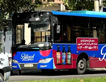 هزینه اجاره تبلیغات اتوبوسی خط سعدی به گلسار رشت کد OR9